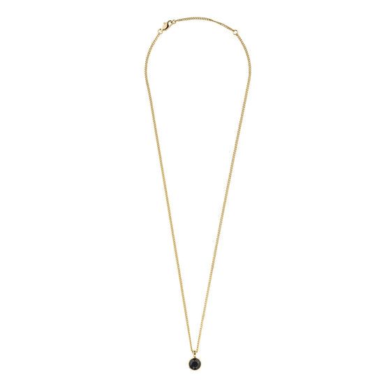 Dyrberg Kern Ette Gold Necklace - Black