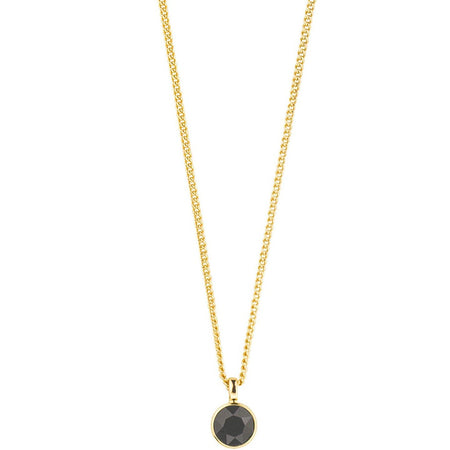 Dyrberg Kern Ette Gold Necklace - Black