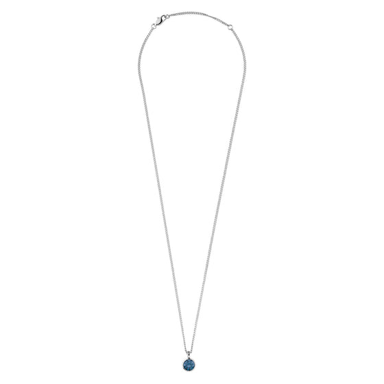 Dyrberg Kern Ette Silver Necklace - Blue