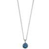 Dyrberg Kern Ette Silver Necklace - Blue 35226