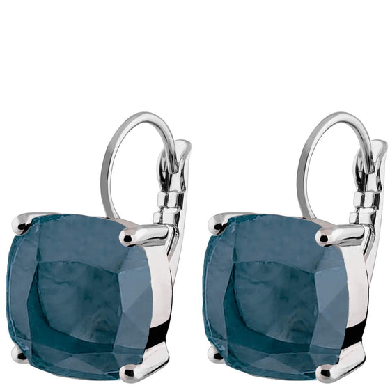 DK Agneta Silver Earrings - Blue 360015
