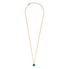 Dyrberg Kern Ette Gold Necklace - Green 360016