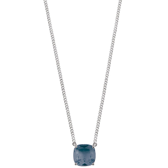 Dyrberg Kern Manny Silver Necklace - Blue 360026