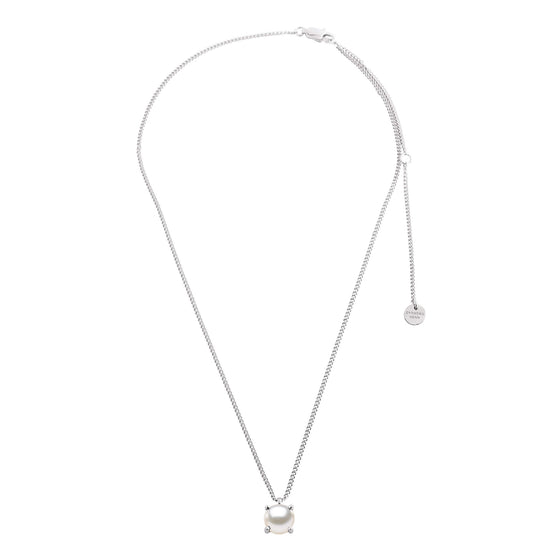 Dyrberg Kern Manny Silver Necklace - Pearl