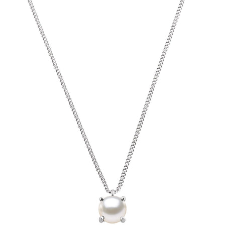 Dyrberg Kern Manny Silver Necklace - Pearl