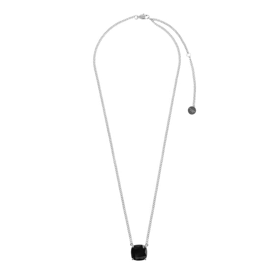 Dyrberg Kern Manny Silver Necklace - Black