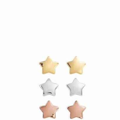 Joma Florence Plain Star Earrings Set