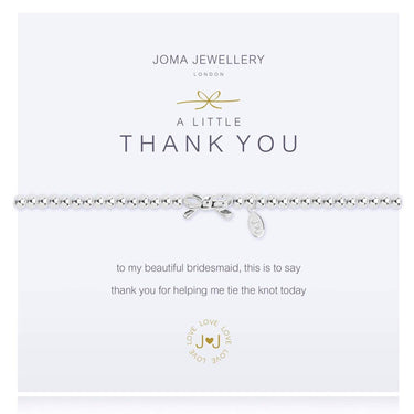 Joma Thank You Bridesmaid Bracelet