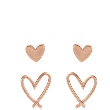 Joma Florrie Heart Earrings Set