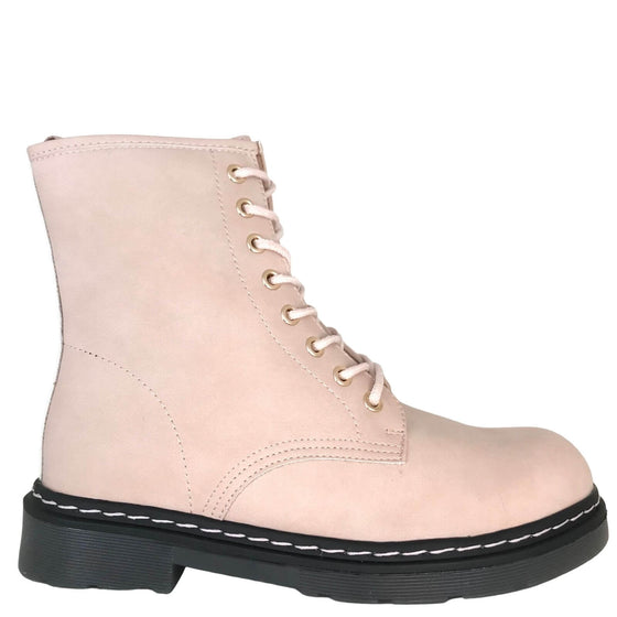 Pale Pink Doc Boots