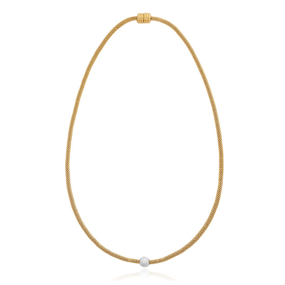 Joma Halo Venetian Bobble Necklace - Gold