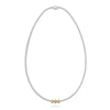 Joma Halo Venetian Pave Necklace - Silver