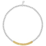 Joma Two Tone Pave Ball Bracelet