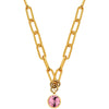 Dyrberg Kern Lisanna Gold Necklace - Light Rose