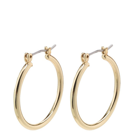 Pilgrim Layla Medium Gold Hoop Earrings