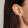 Pilgrim Cassie Silver Stud Earrings