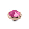 Qudo Canino 9mm Rose Gold Topper - Peony Pink