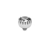 Qudo London 8mm Silver Topper - Crystal