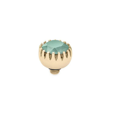 Qudo London 8mm Gold Topper - Mint Green 