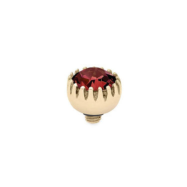 Qudo London 8mm Gold Topper - Scarlet
