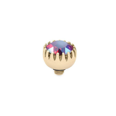Qudo London 8mm Gold Topper - Light Siam Shimmer