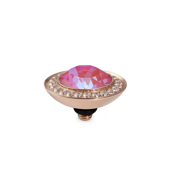 Qudo Tondo Deluxe 13mm Rose Gold Topper - Lotus Pink Delite