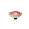 Qudo Tondo Deluxe 13mm Gold Topper - Orange Glow Delite