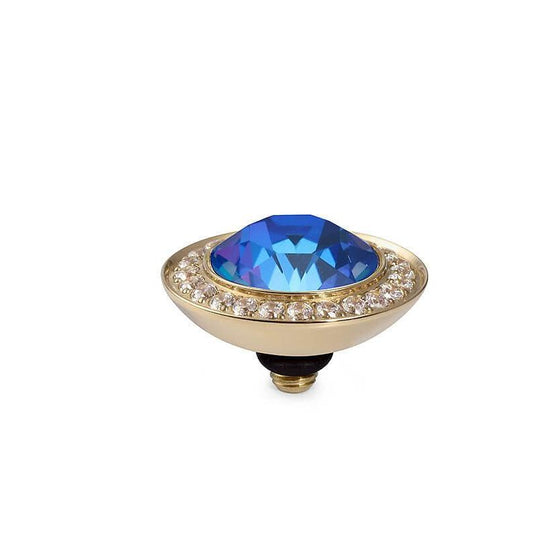 Qudo Tondo Deluxe 13mm Gold Topper - Royal Blue Delite