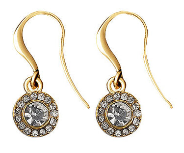 Pilgrim Clementine Gold Drop Earrings