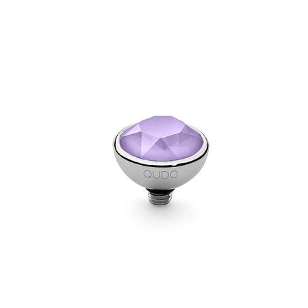 Qudo Bottone 10mm Silver Topper - Lilac