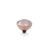 Qudo Bottone 10mm Rose Gold Topper - Rose Water Opal