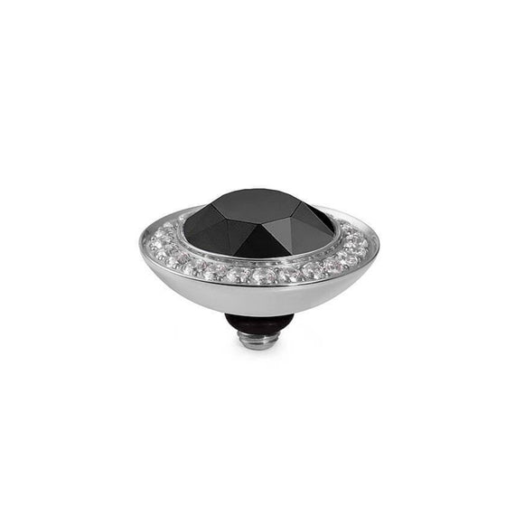 Qudo Tondo Deluxe 13mm Silver Topper - Jet