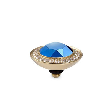 Qudo Tondo Deluxe 13mm Gold Topper - Metallic Blue