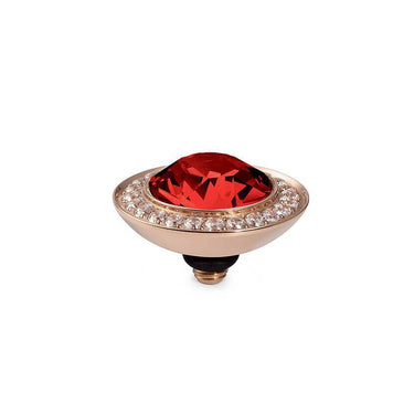 Qudo Tondo Deluxe 13mm Rose Gold Topper - Light Siam