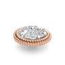 Qudo Fabero 15mm Rose Gold Topper - Comet Argent Light