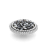 Qudo Fabero 15mm Silver Topper - Metallic Silver