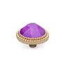 Qudo Fabero 10mm Gold Topper - Electric Violet