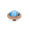 Qudo Fabero 10mm Rose Gold Topper - Erinite Shimmer