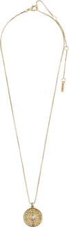 Pilgrim Fia Gold Zodiac Necklace