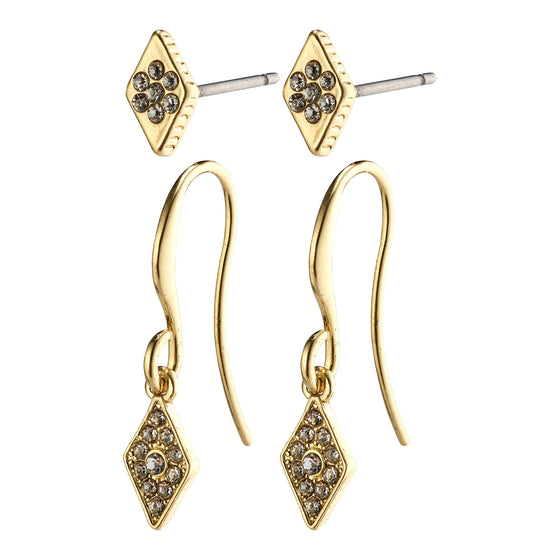 Pilgrim Reyna Earrings - Gold