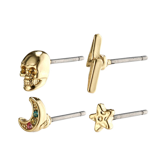 Pilgrim Perla Earring Set - Gold