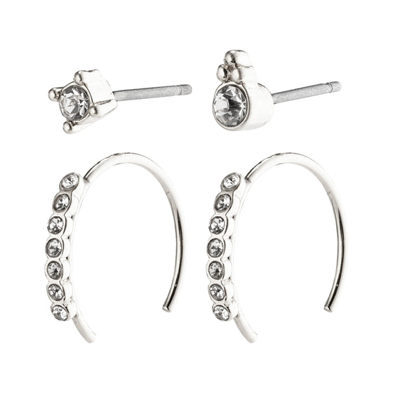 Pilgrim Kali Earrings -Silver