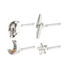 Pilgrim Perla Earring Set- Silver