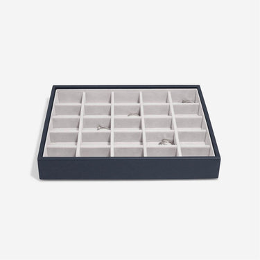 Stackers Classic Jewellery Box (Set) - Pebble Navy