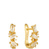 Ania Haie Glow Getter Cluster Huggie Hoop Gold Earrings