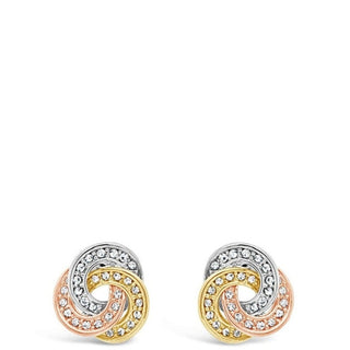 Absolute 3-tone Intertwined earrings
