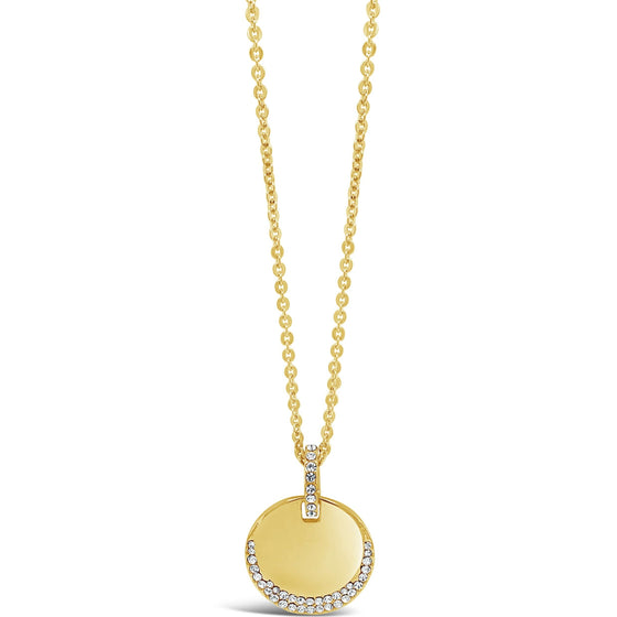 Absolute Gold Disc Necklace