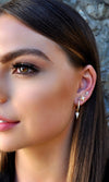 Absolute Gold Tiny Flower Stud Earrings