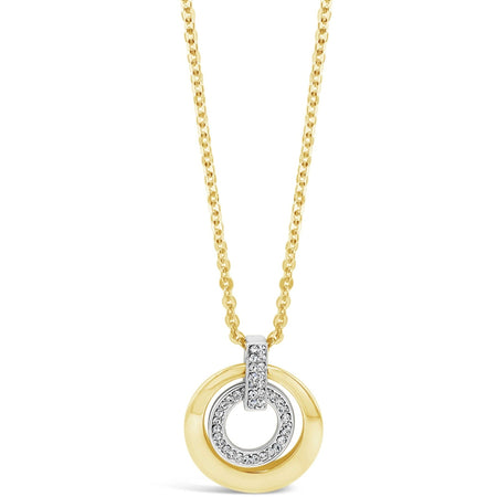 Absolute Gold & Silver Circle Necklace