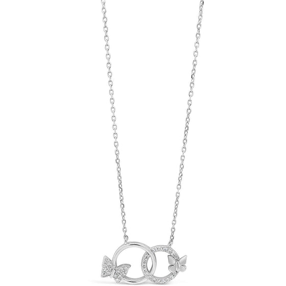 Absolute Kids Sterling Silver Butterfly Necklace